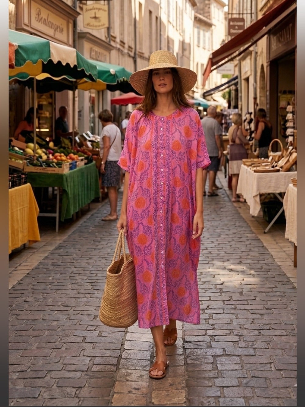 NWT Anthropologie Kaftan Maxi Dress Cover Up